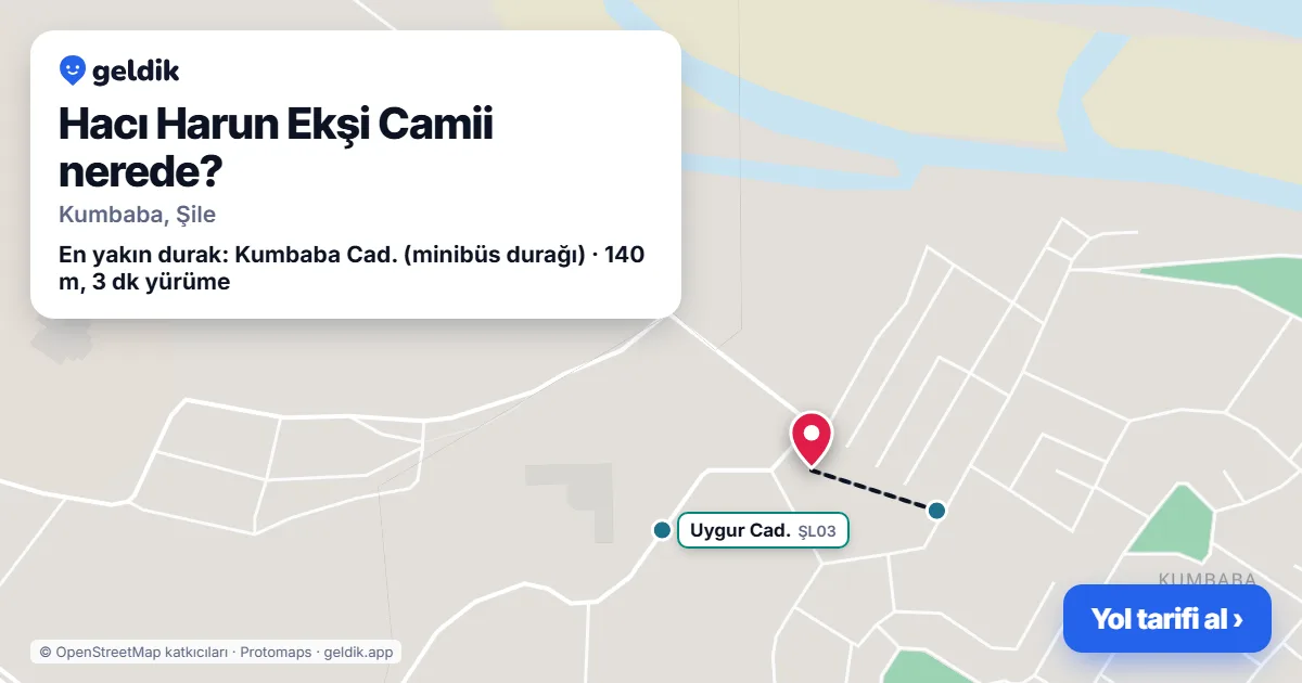 Hacı Harun Ekşi Camii nerede: haritada konumu ve en yakın duraklar, yürüme süreleriyle