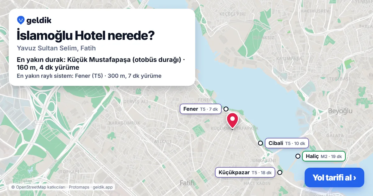 İslamoğlu Hotel nerede: haritada konumu ve en yakın duraklar, yürüme süreleriyle