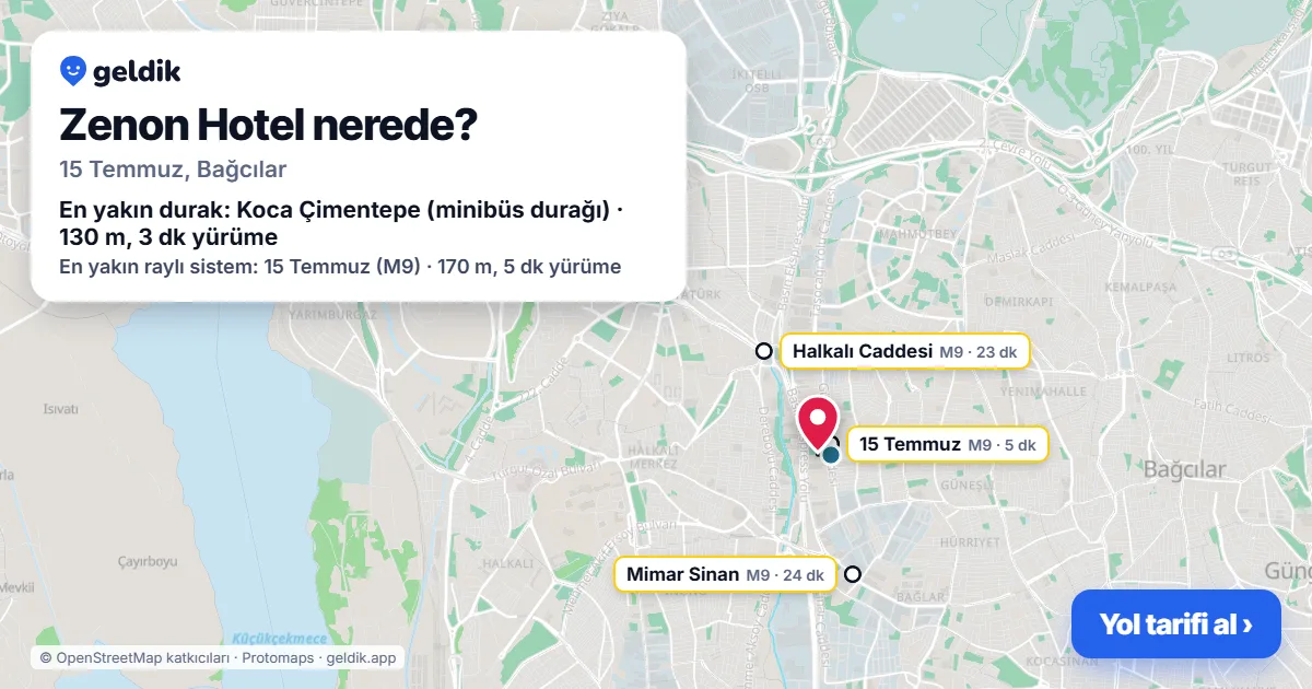 Where is Zenon Hotel: map with its location and the nearest stops, with walking times